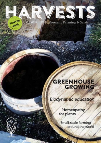 Cover of Harvests 67/2, Winter 2015