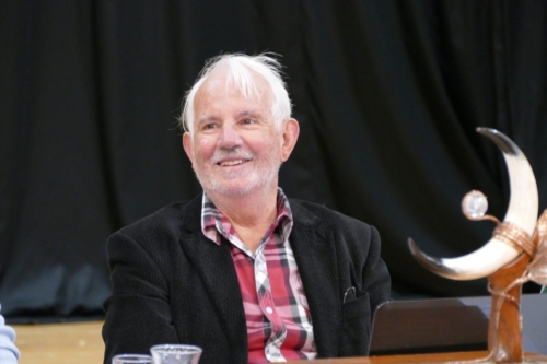 David Wright smiles at the 2017 AGM ion Aucland